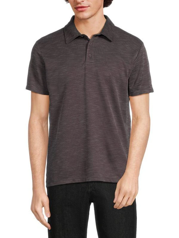 Saks Fifth Avenue Polynosic Short Sleeve Polo 1