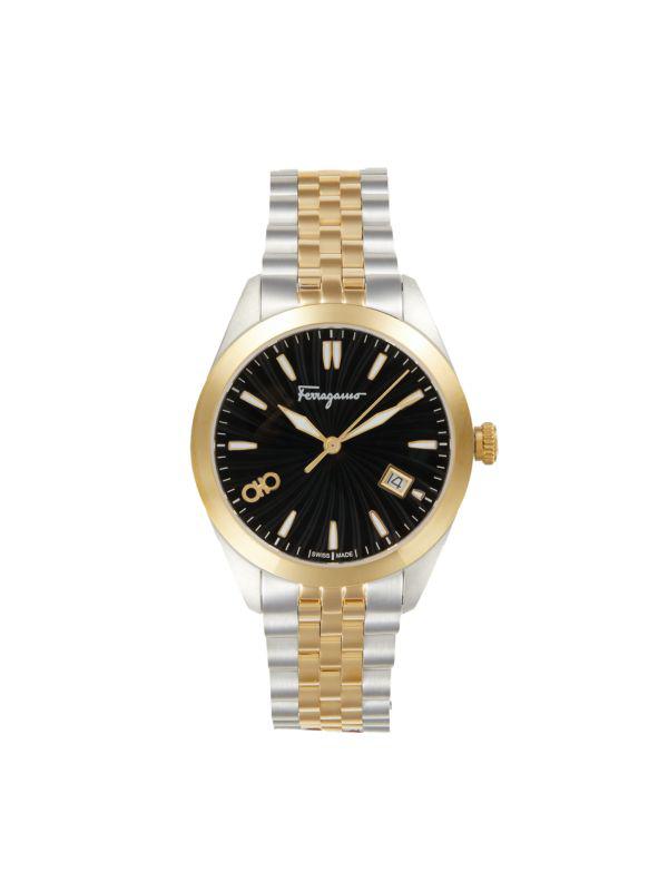 Ferragamo ジオメトリック ルネサンスプリント バンドゥ Ferragamo Mens Watches | Direct Luxury