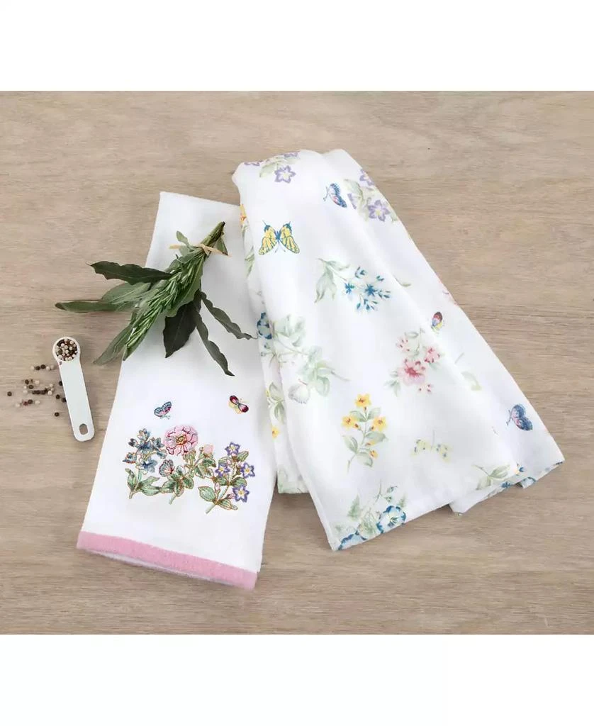Lenox Butterfly Meadow Printed Kitchen Towel, Set of 2 2