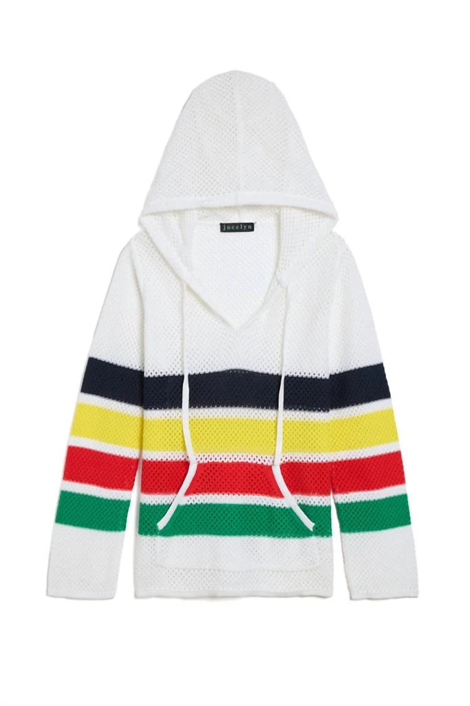 Jocelyn Jocelyn - Knit Striped Hoodie 3