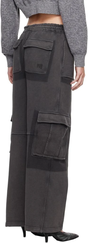Alexander Wang Gray Oversized Cargo Sweatpants 3