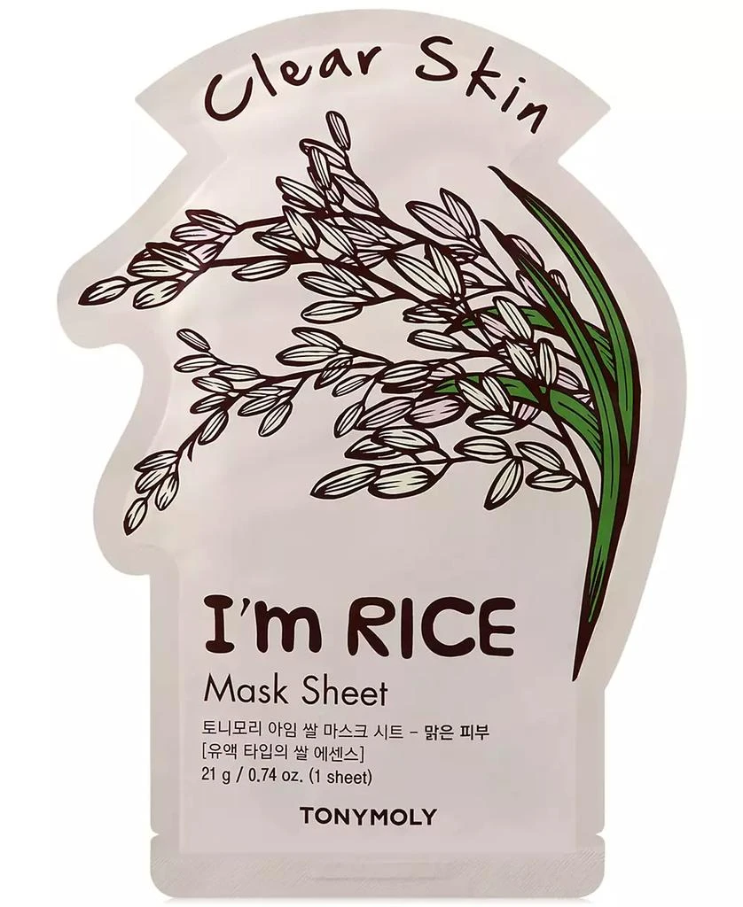 TONYMOLY I'm Rice Sheet Mask - Clear Skin 1