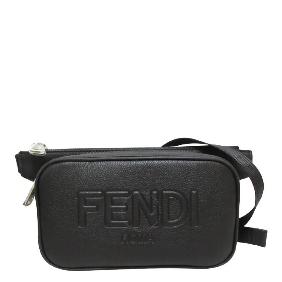 Fendi Embossed Logo Leather Belt Bag 1