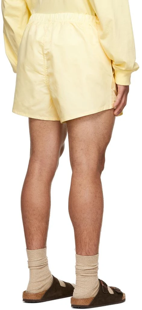 Essentials Yellow Nylon Shorts 3