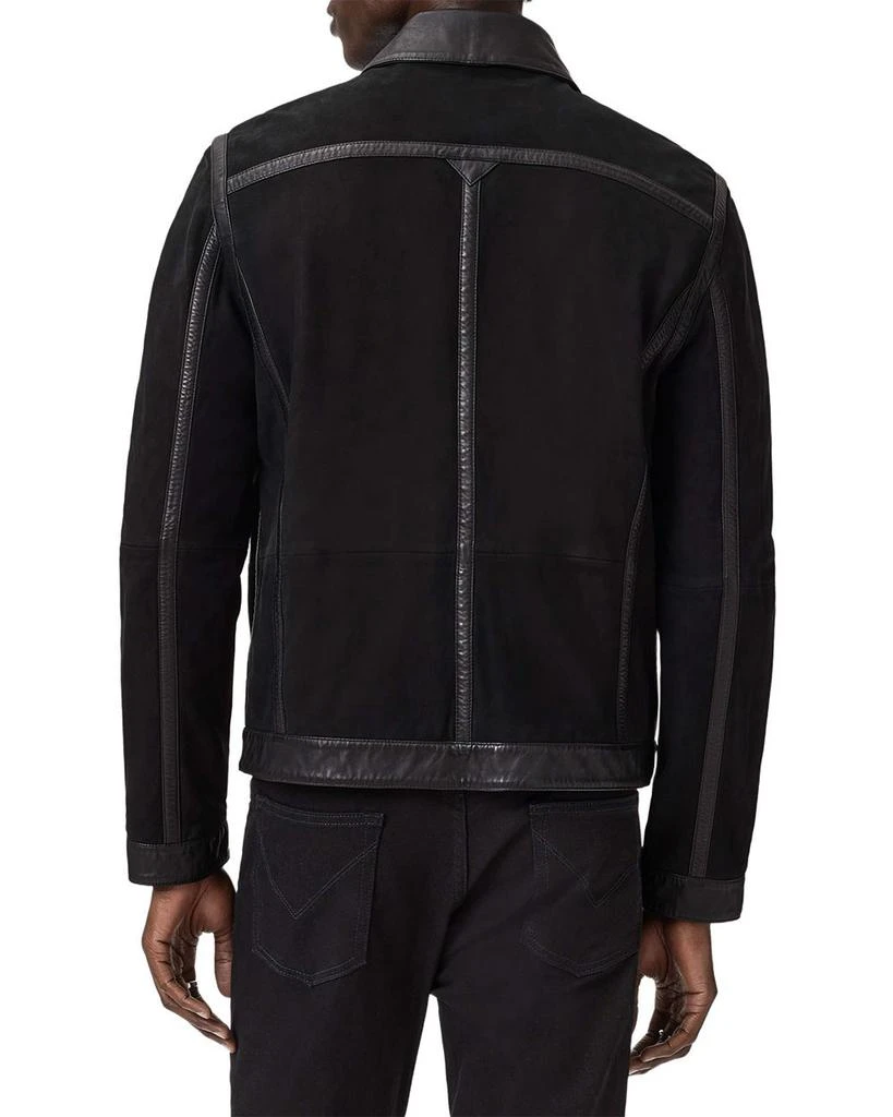 John Varvatos Jaxon Waxed Suede Jacket 4