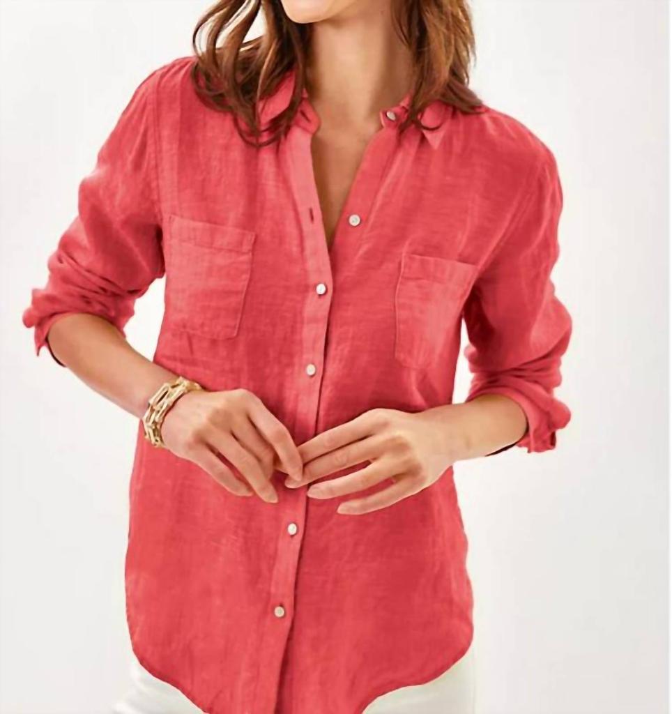 Lilly Pulitzer Lilly Pulitzer - Sea View Button Down Top