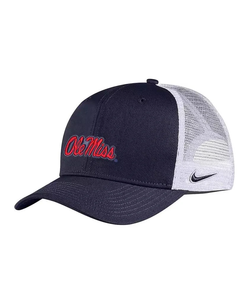 NIKE Men's Navy Ole Miss Rebels Classic99 Trucker Adjustable Hat 1