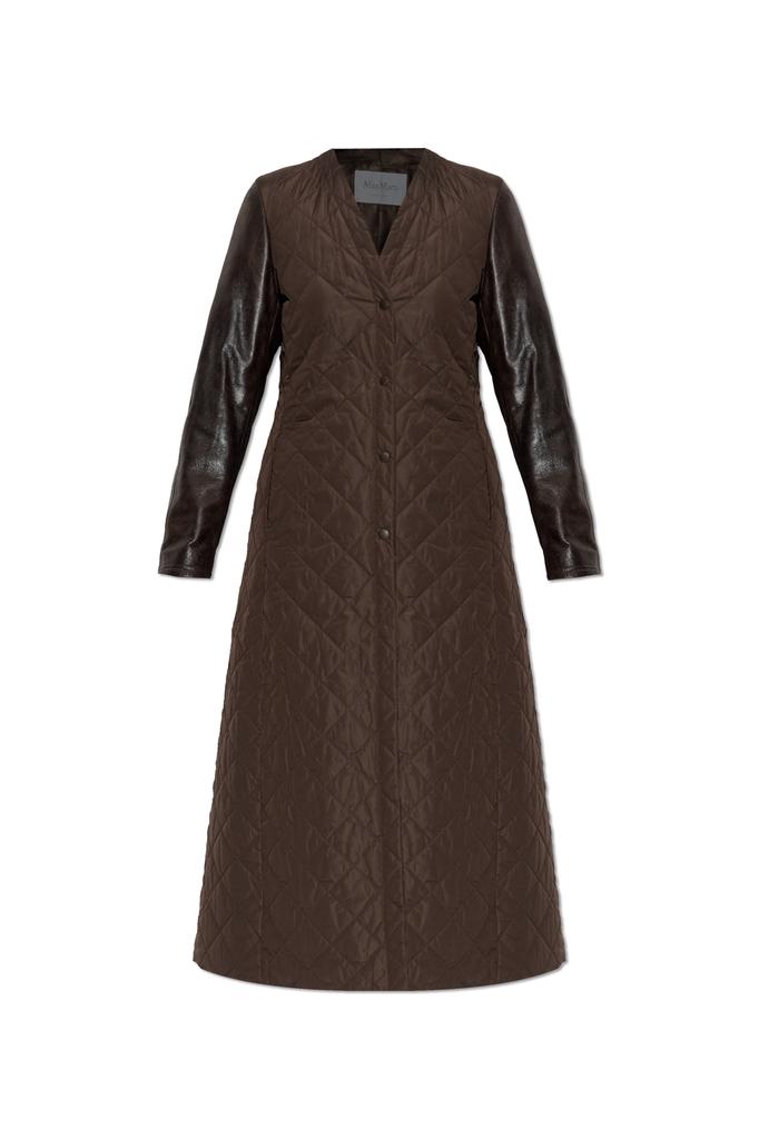 Shop Cosimo oversize wool blend coat with water repellent