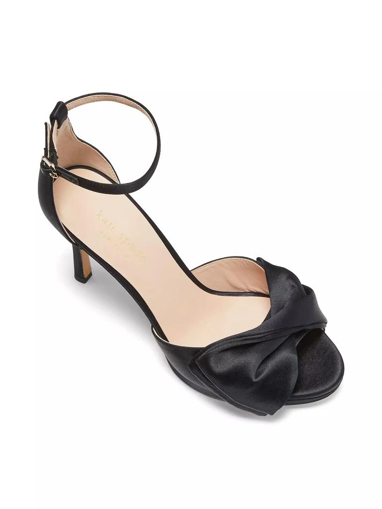 Kate Spade Bridal Bow Satin Platform Sandals 2