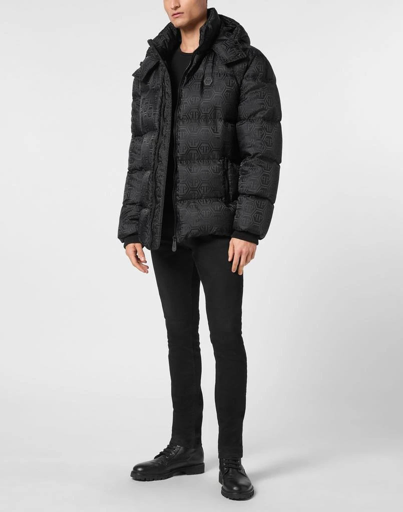 Philipp Plein Nylon Jacquard Bomber Monogram 2
