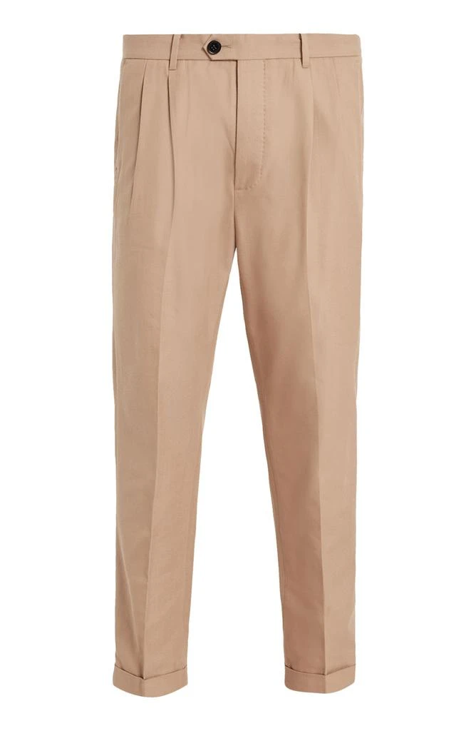 ALL SAINTS Tallis Pleated Cotton & Wool Trousers 5