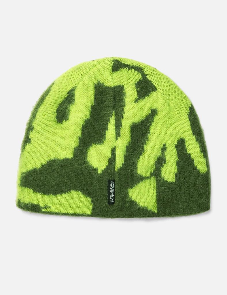 帽子 gramicci mohair burly runningman beanie Gramicci mohair burly running man beanie in green | ASOS