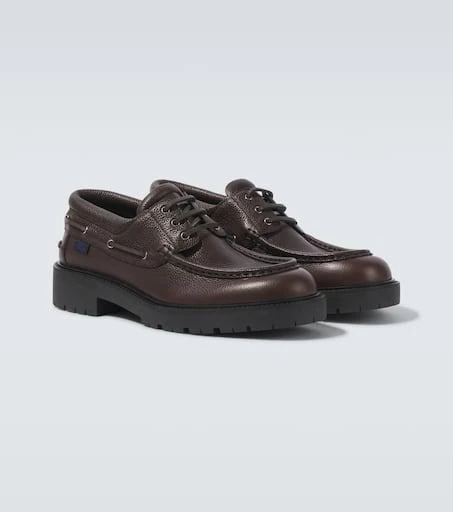 Burberry Leather boat shoes 5
