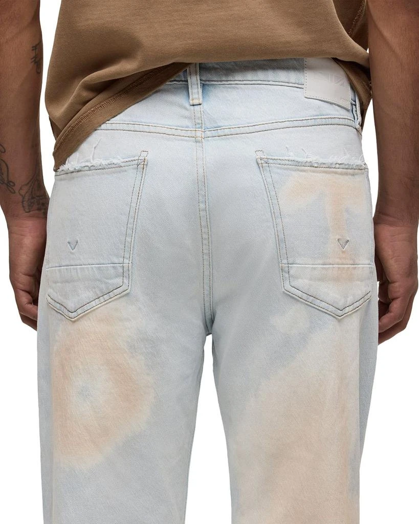 Hudson Wes Classic Straight Fit Jeans in Bleached Cloud 6