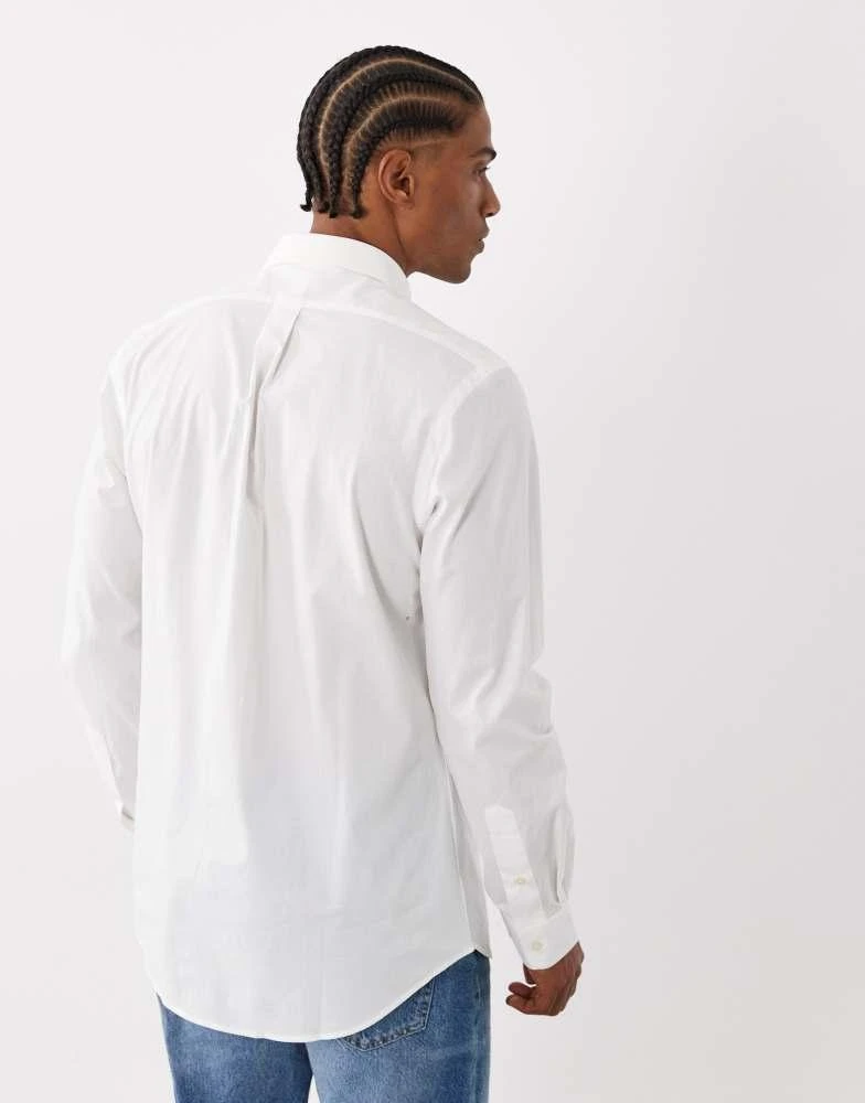 Polo Ralph Lauren Slim-Fit Stretch-Oxford Shirt - White - S