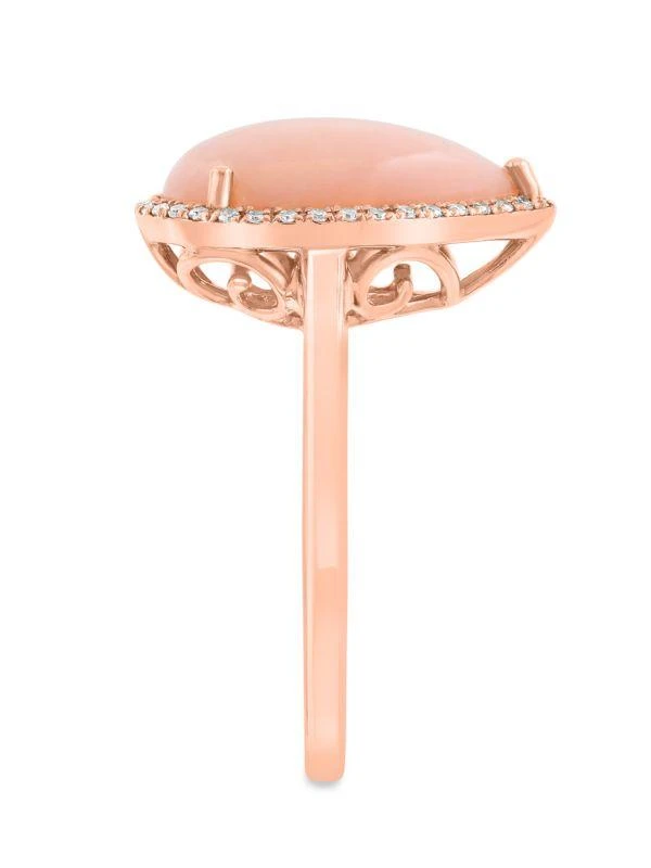 Effy 14K Rose Gold, Opal 
0.10 TCW Diamond Ring 3