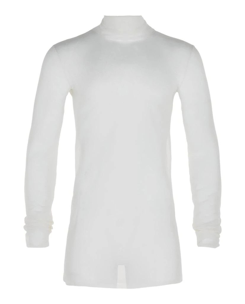 Bottega Veneta Transparent Silk Turtleneck Sweater 1