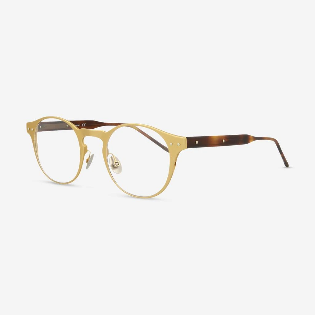 Bottega Veneta Bottega Veneta Round Alluminium Men's Optical Frames BV0180O-30002475-003 2