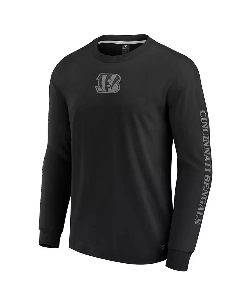 Fanatics Men's and Women's Black Cincinnati Bengals Elements Strive Long Sleeve T-Shirt 2