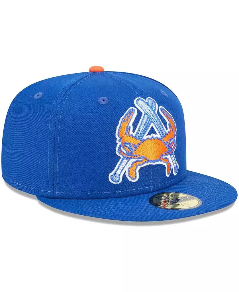 New Era Men's Blue Aberdeen IronBirds Theme Nights Aberdeen Steamed Crabs 59FIFTY Fitted Hat 3