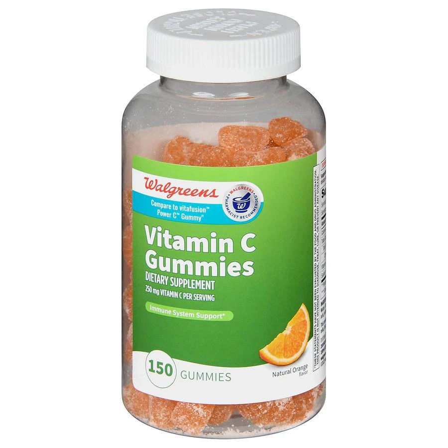 Walgreens Vitamin C 250 mg Gummies Natural Orange 1