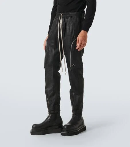 Rick Owens Leather cargo pants 3