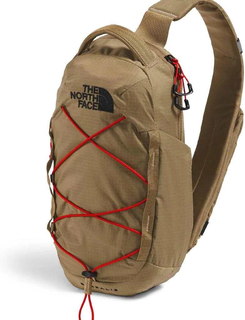 The North Face The North Face Borealis Sling Bag - Crossbody Bag, Water Repellent, Adjustable Strap, Multiple Compartments, White Dune/TNF Black, One Size