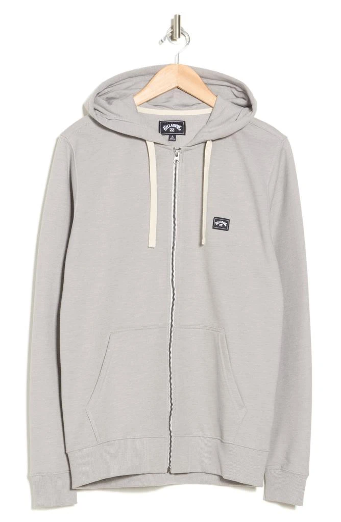 Billabong Classic Cotton & Recycled Polyester Blend Fleece Zip-Up Hoodie 3
