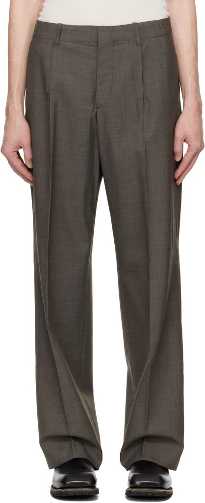 Our Legacy Gray Borrowed Chino Trousers 1