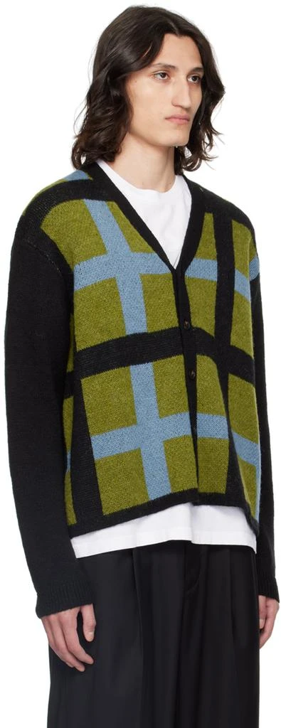 Awake NY Black Check Cardigan 2