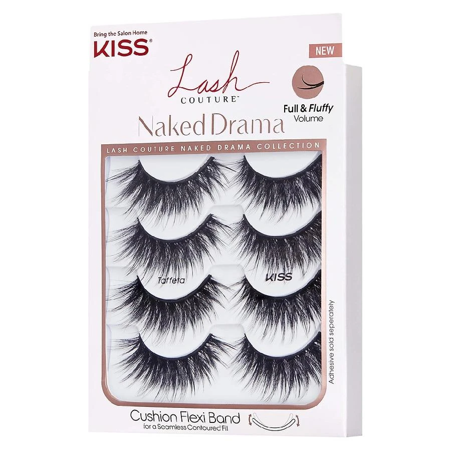 Kiss Lash Couture Naked Drama Collection Fake Eyelashes Multipack - Taffeta 4