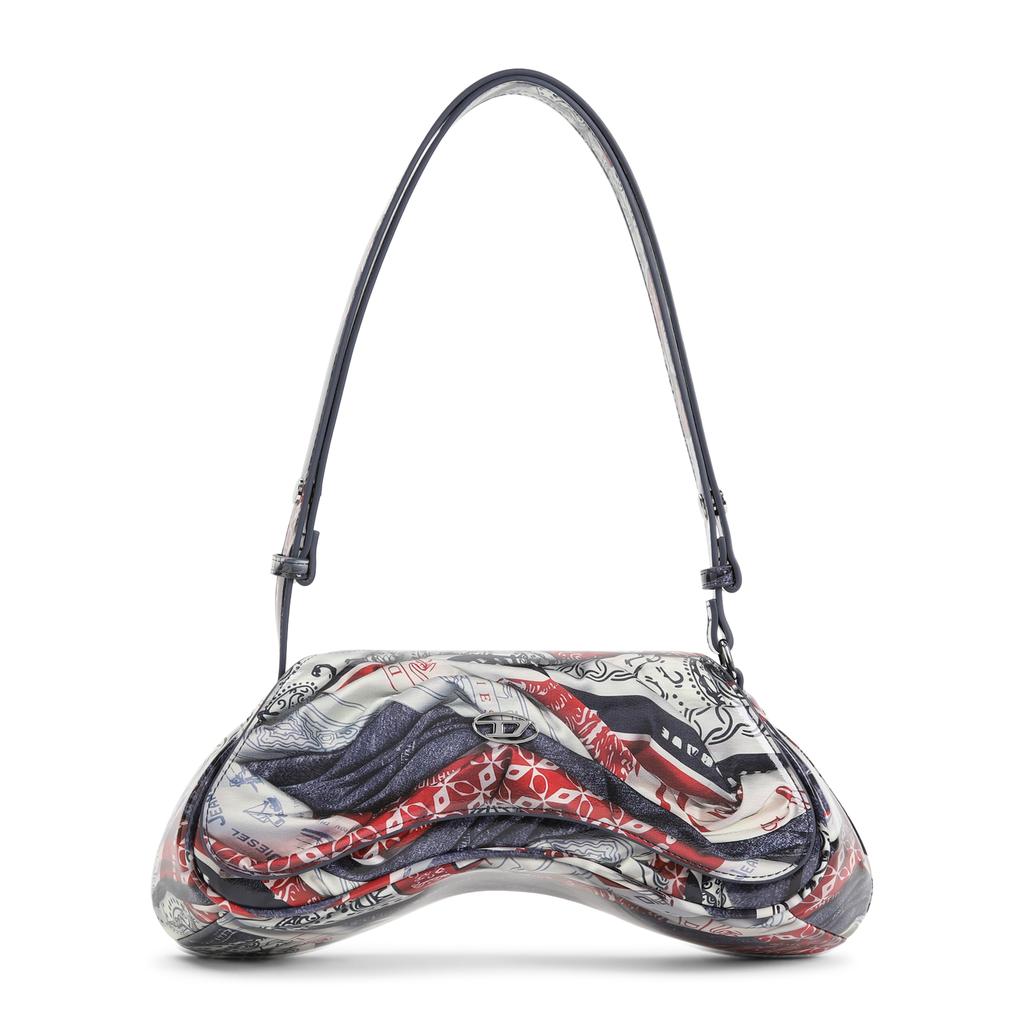 DIESEL PLAY SHOULDER BAG PUレザー バッグ Diesel Play Shoulder Bag | Black | FARFETCH