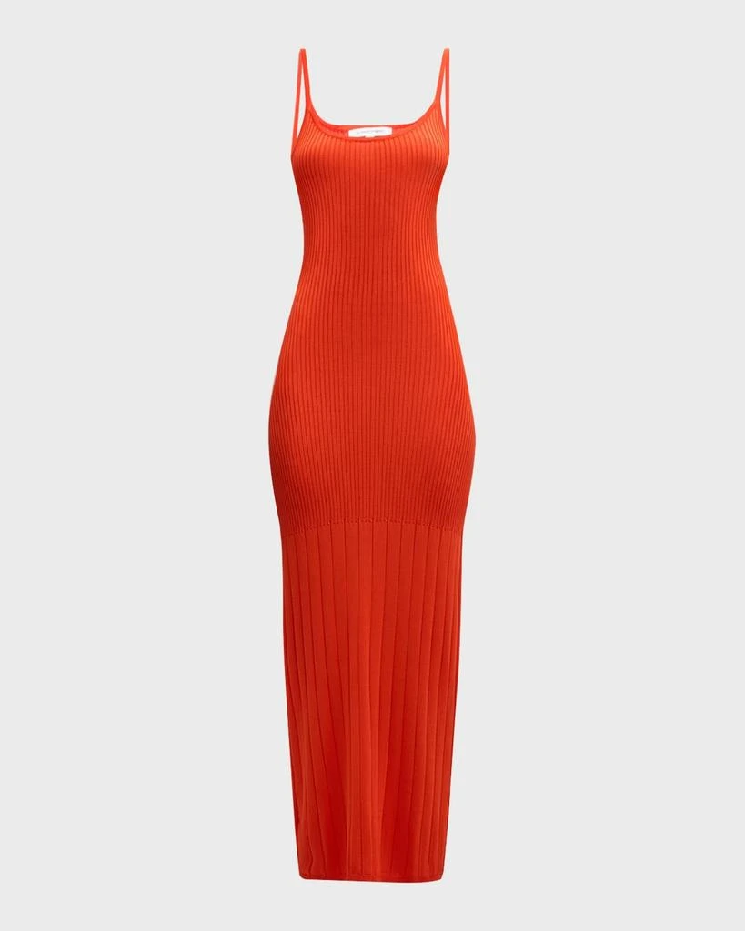 Solid & Striped The Noel Ribbed Maxi Dress 2