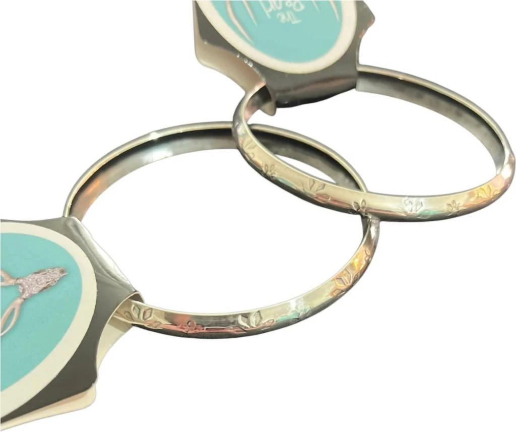 BOHO SOL Boho Sol - Women
s Sterling Stamped Bangles Bracelet