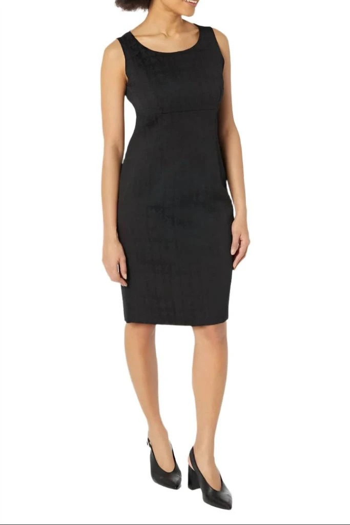 Le Suit Le Suit - Scoop Neck Sleeveless Dress With Front Jacket Set 3