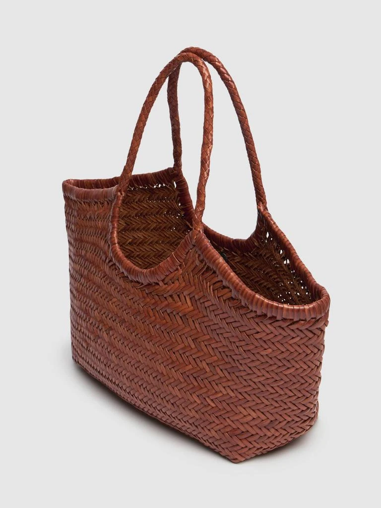 DRAGON DIFFUSION Big Nantucket Woven Leather Basket Bag 4