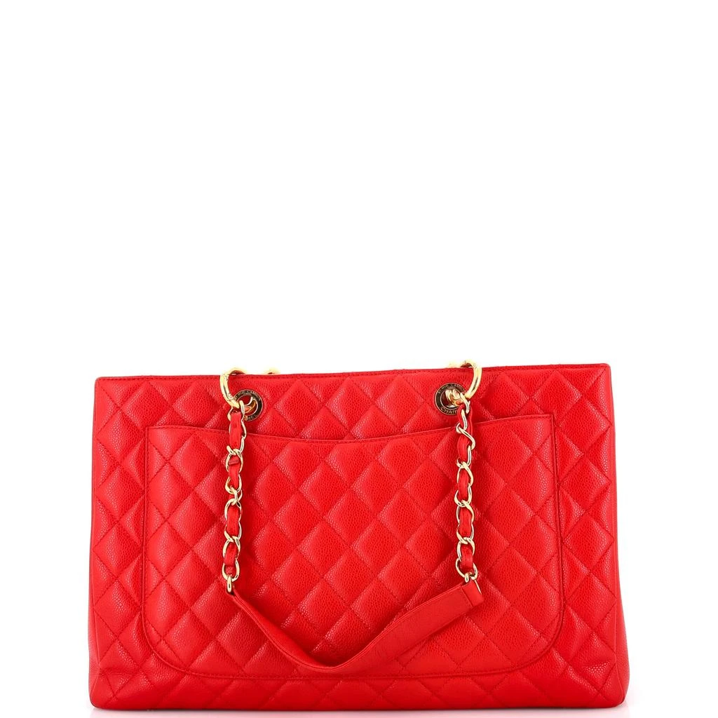 Chanel Grand Shopping Tote Quilted Caviar XL 3