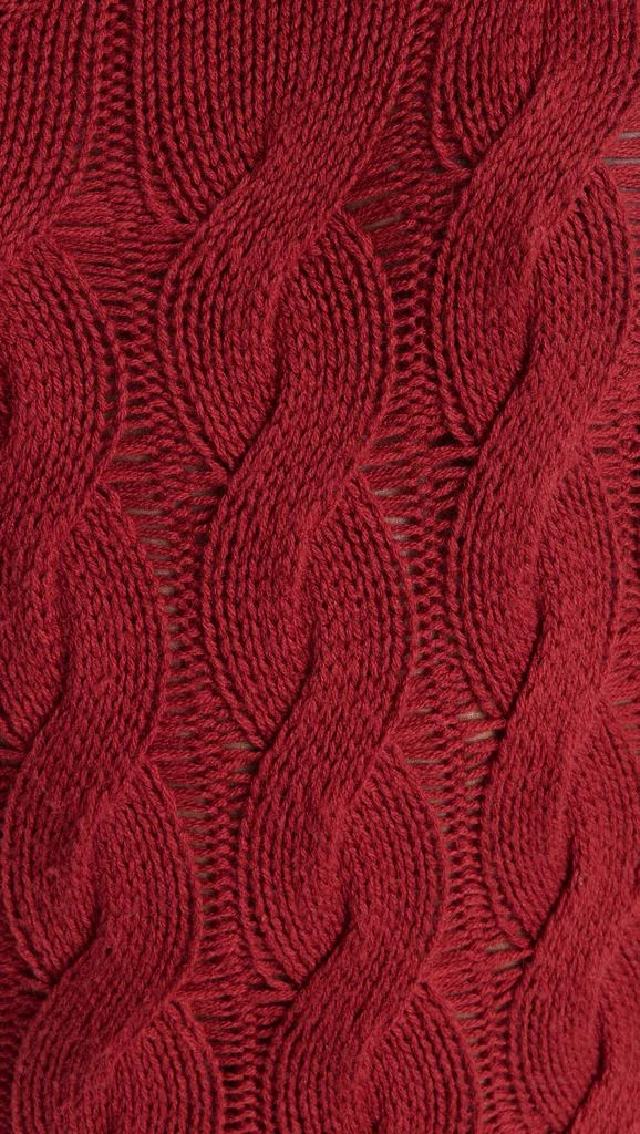 Naadam Wool Cashmere Statement Cable Asymmetrical Dress 5