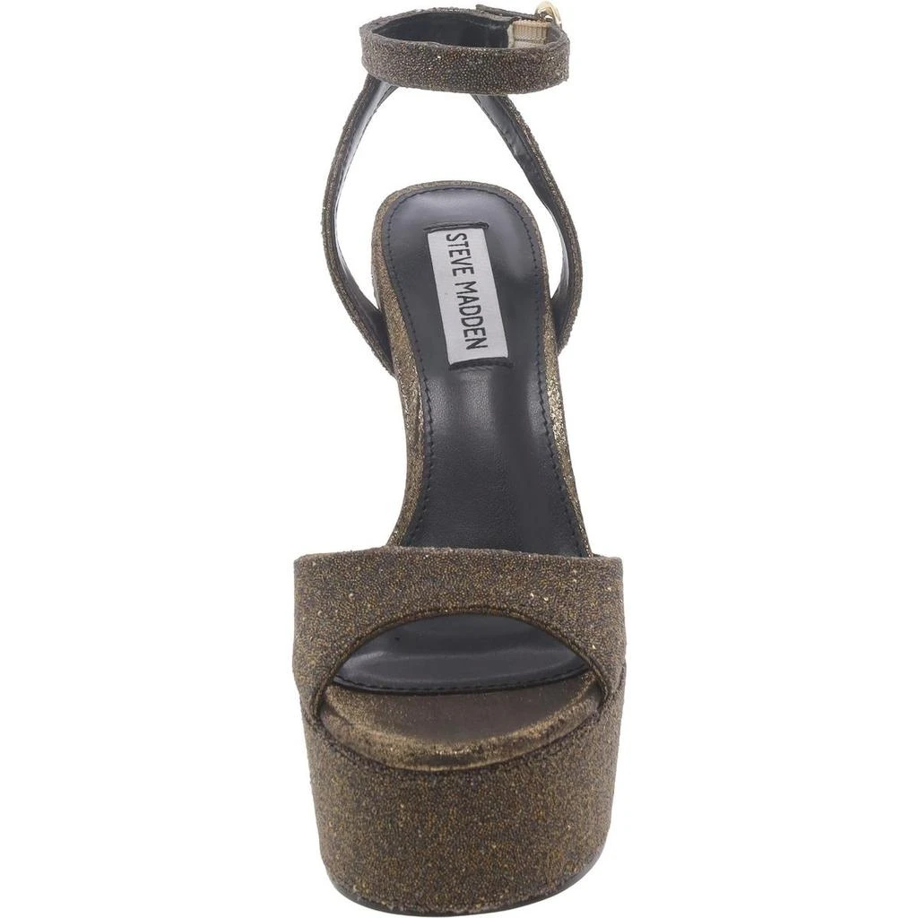 Steve Madden Skyla Womens Buckle Textured Platform Sandals 3