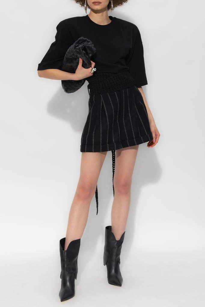 The Mannei ‘Turso’ T-shirt with tie waist 2