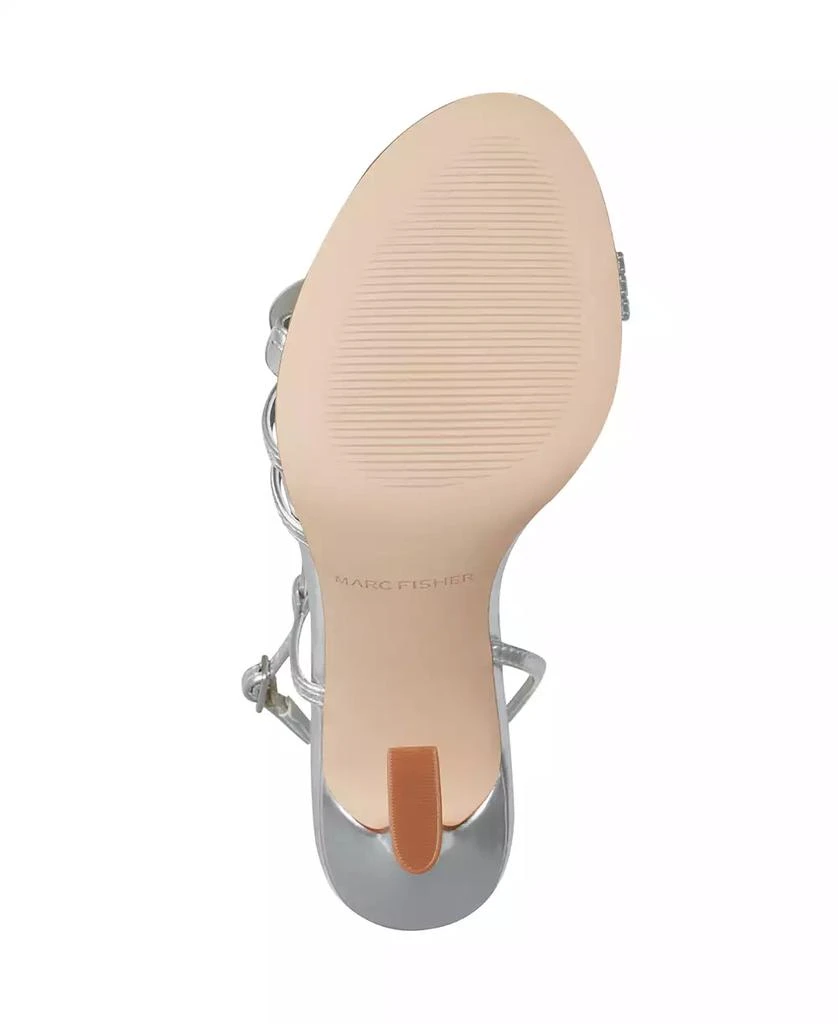 Marc Fisher Women's Hallan Rose Tapered Heel Sandals 5