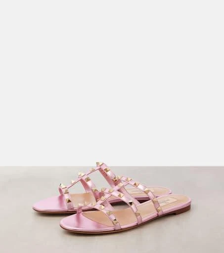 Valentino Rockstud Classic leather flats 4