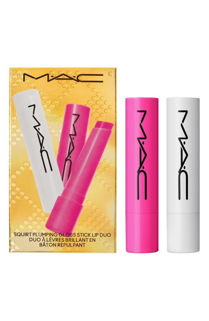 MAC Squirt Plumping Gloss Stick Lip Duo Holiday Gift Set $52 Value