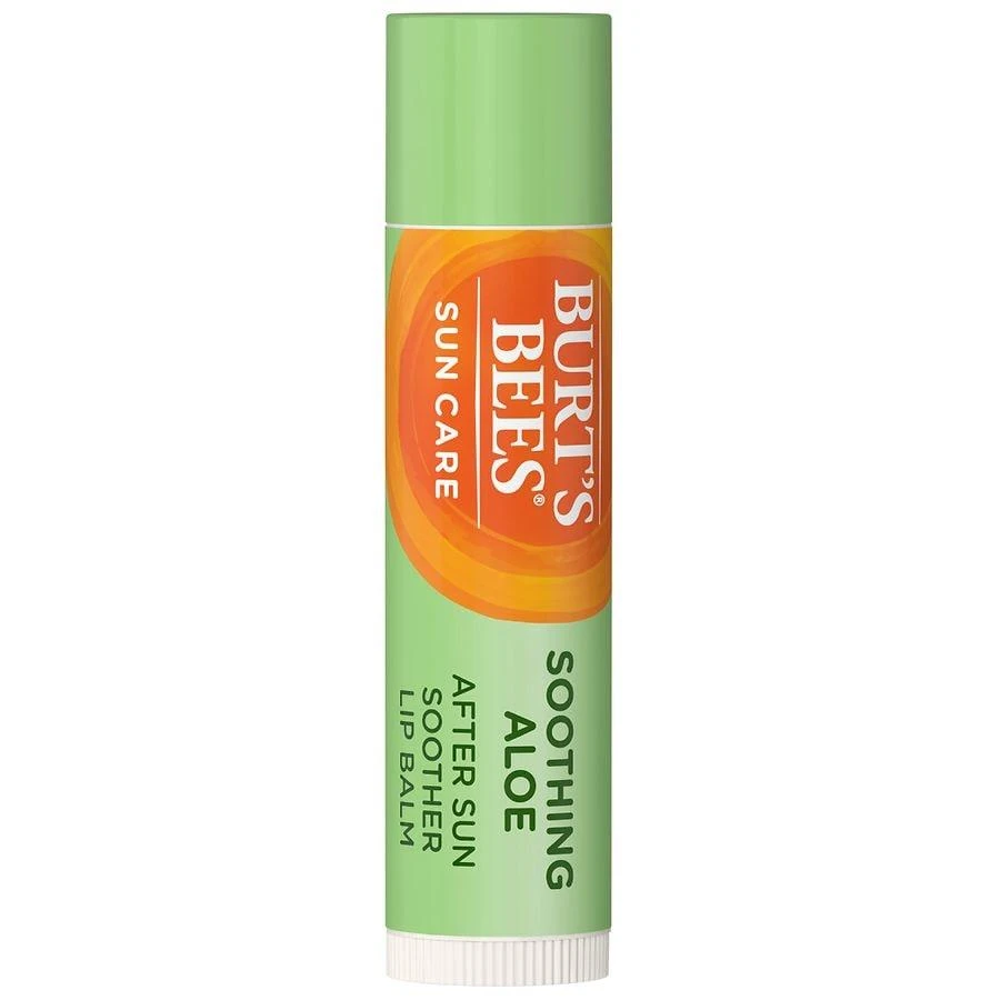 Burt's Bees Sun Care Lip Balm, After Sun Soother, 100% Natural Origin Soothing Aloe 8