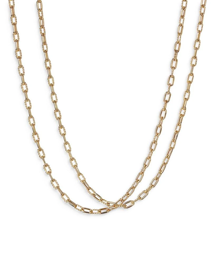 David Yurman DY Madison® Chain Necklace in 18K Yellow Gold 1