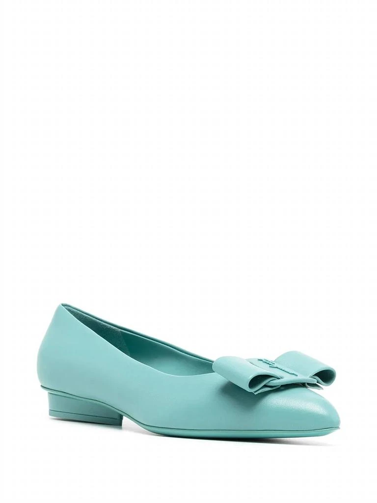 Salvatore Ferragamo Women
s Viva Ballerina Shoes In Light Blue 2