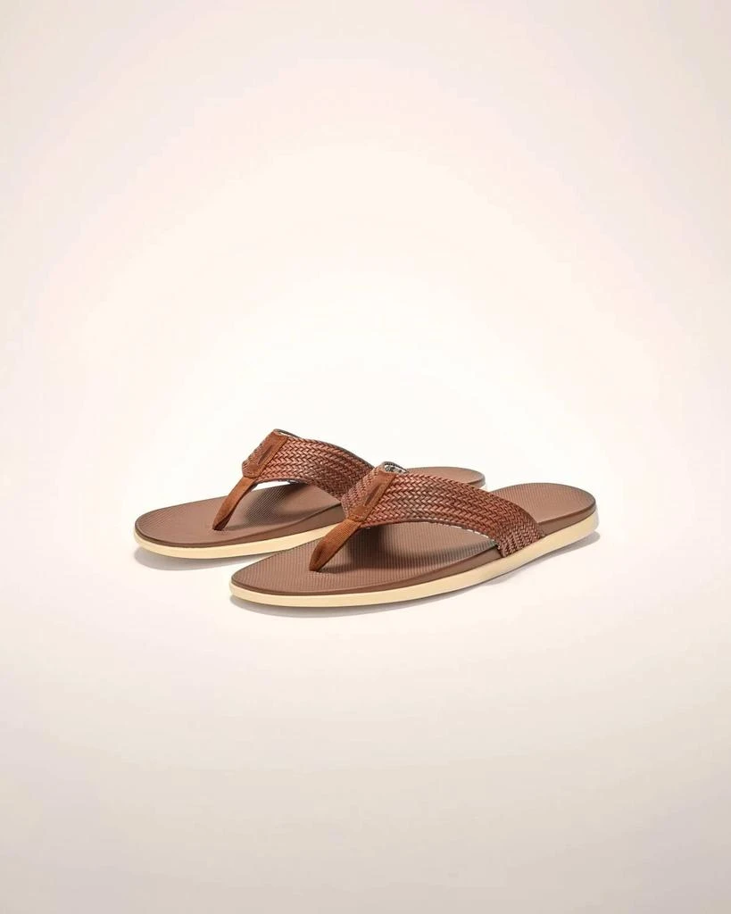 Johnnie-O Johnnie-O - Men's Boardwalk Woven Faux Leather Sandal 3