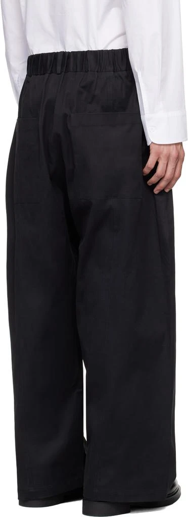 SAGE NATION Black Welt Trousers 3