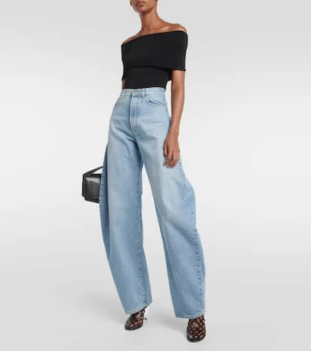 Alaïa Off-shoulder knit bodysuit 2