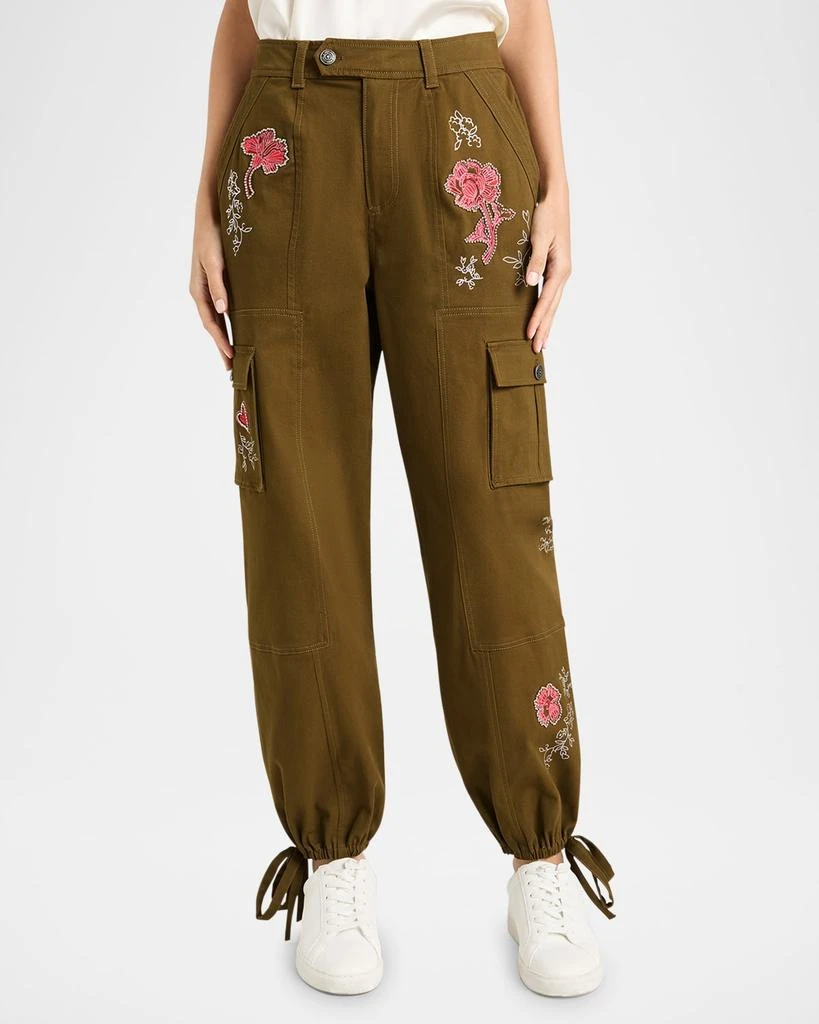 Cinq a Sept Zola Desert Rose Cargo Joggers 3